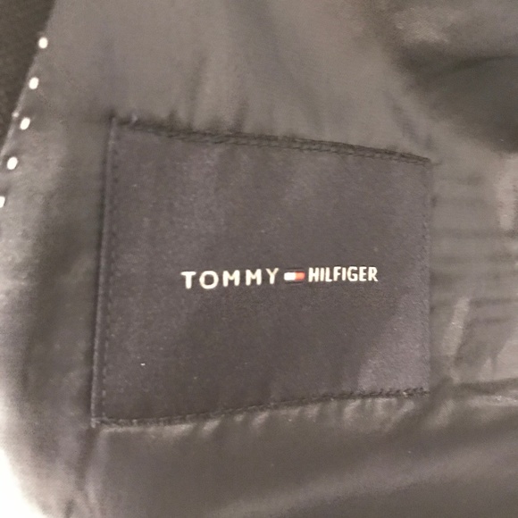 Tommy Hilfiger Wool Navy  Blazer Brass Buttons 44L - Picture 3 of 6